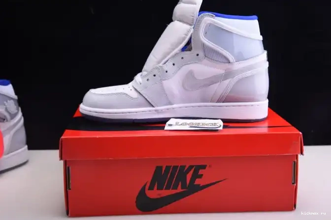 Cheap Kickmax 1 Air CK6637-104 Racer High White Jordan Zoom Blue Retro 0413